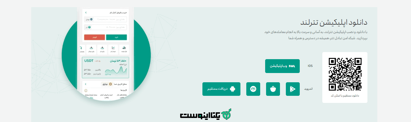 اپلیکیشن تترلند