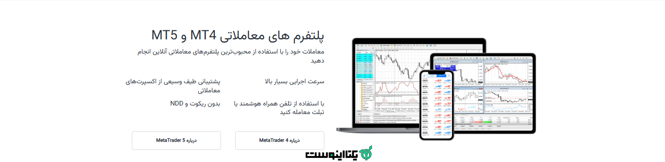 پلتفرم های معاملاتی بروکر آمارکتس