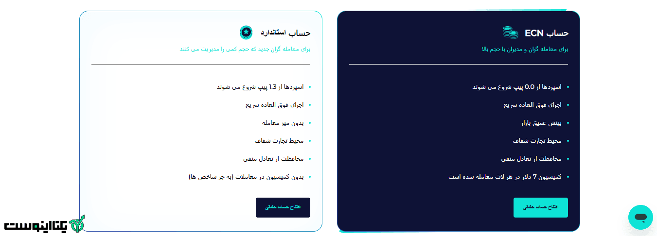 حساب های معاملاتی بروکر استار تریدر