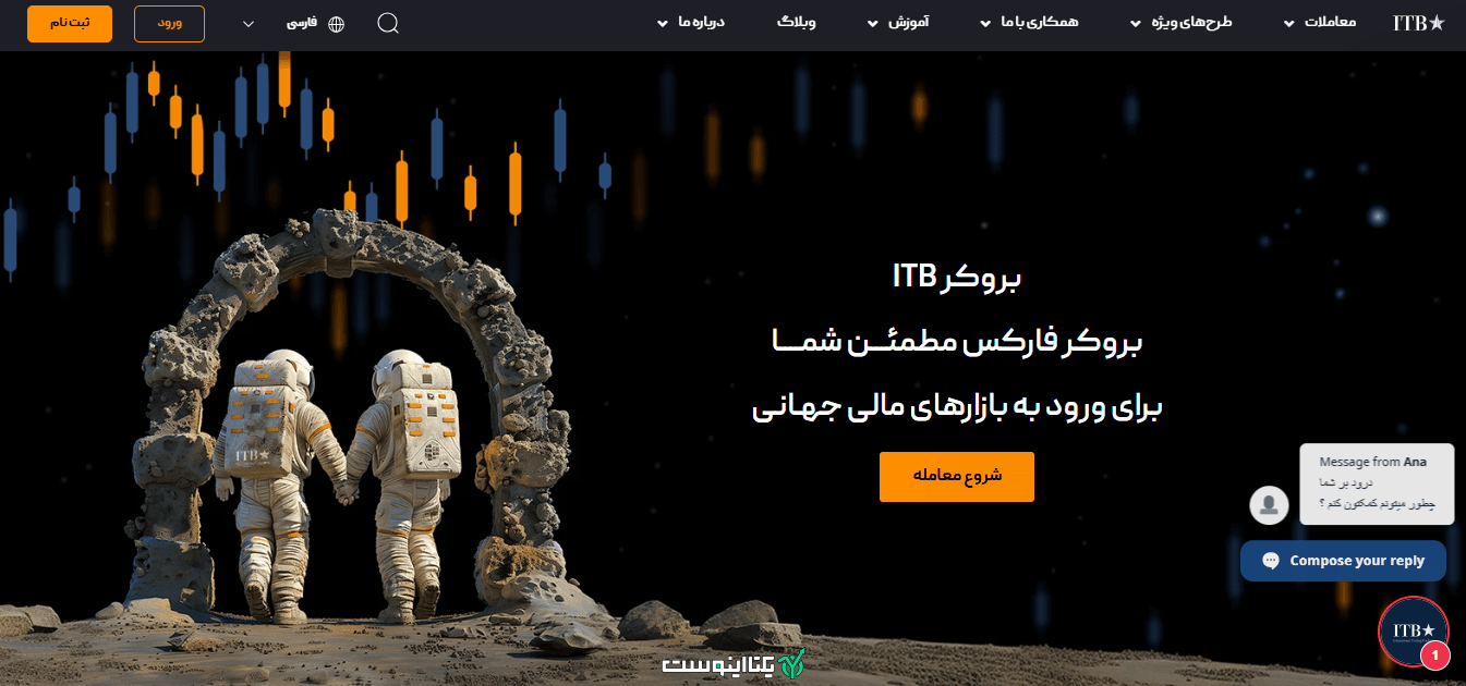 سایت بروکر آی تی بی اف ایکس